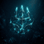 Poseidon trident logo